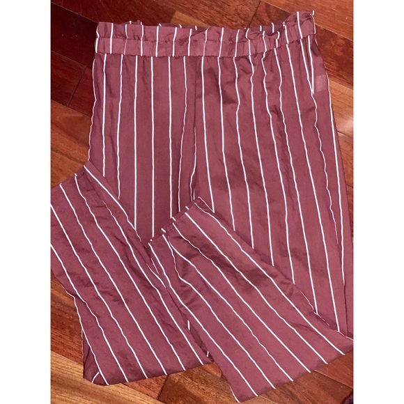 Kendall & Kylie Pants - Kendal and Kylie light weight burgundy pants